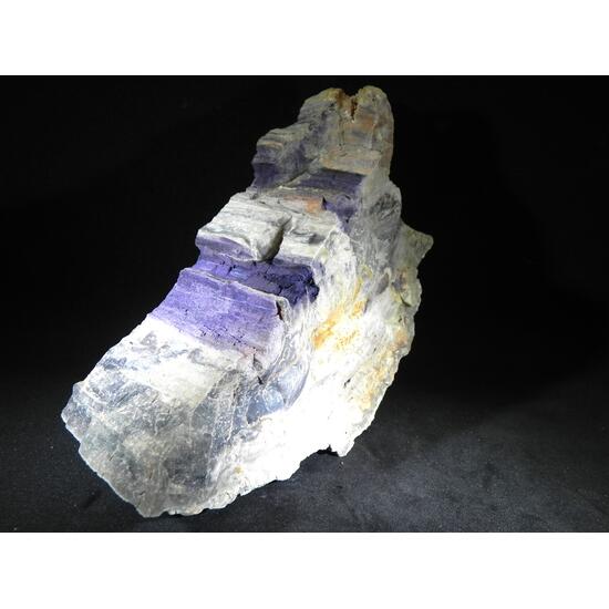 Fluorite & Quartz Psm Petrified Wood