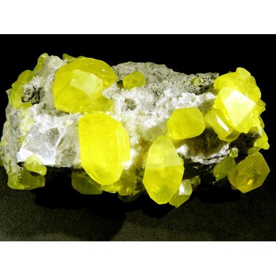 Sulphur On Aragonite