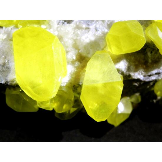 Sulphur On Aragonite