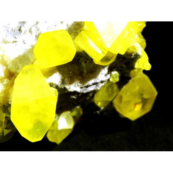 Sulphur On Aragonite