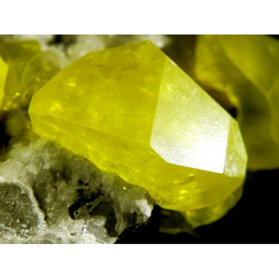 Sulphur On Aragonite