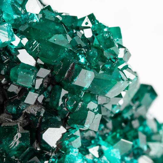 Dioptase On Calcite