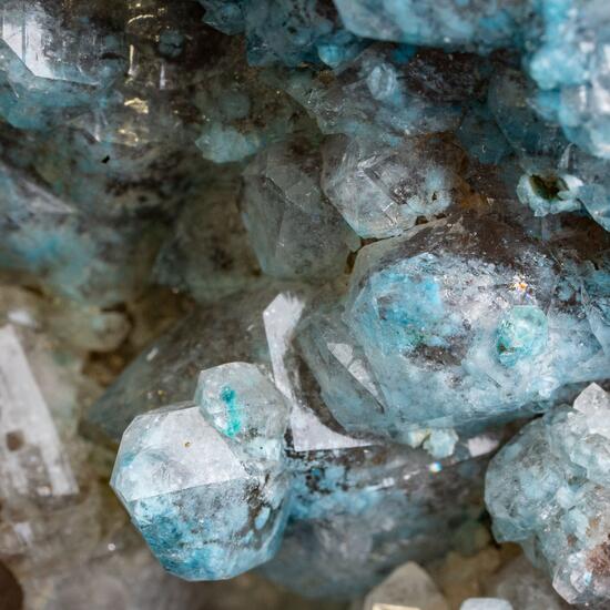 Shattuckite In Quartz