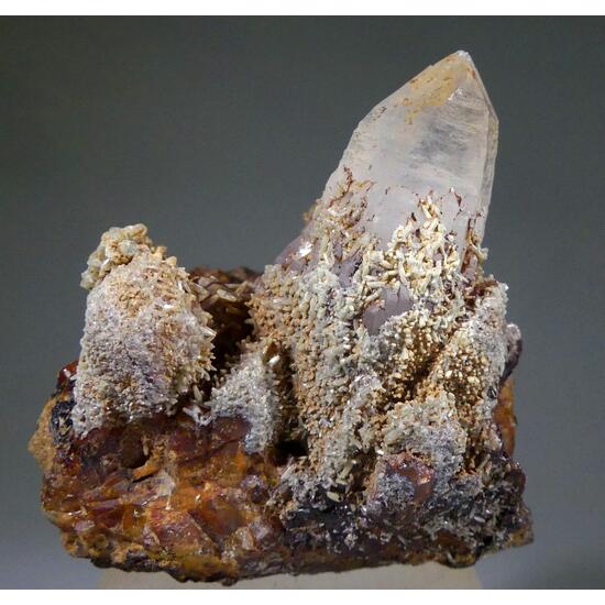 Pyromorphite On Quartz