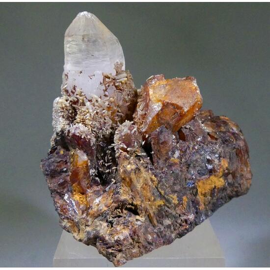 Pyromorphite On Quartz