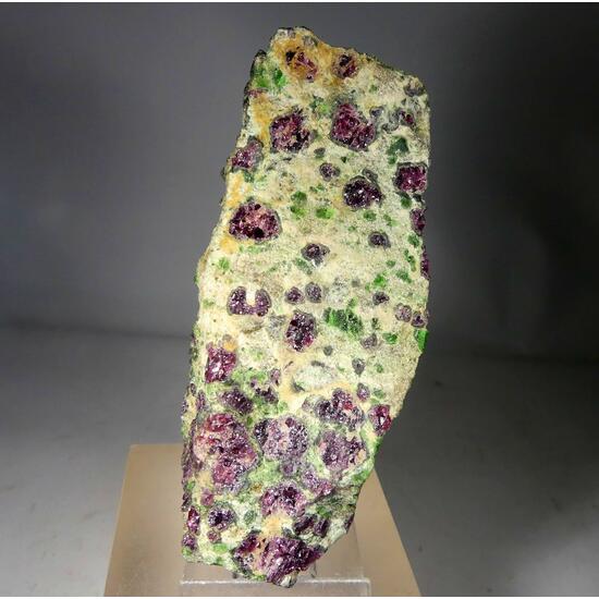 Pyrope Kelyphite & Chromian Diopside In Forsterite