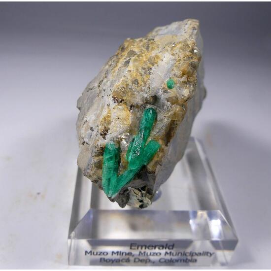 Emerald With Pyrite