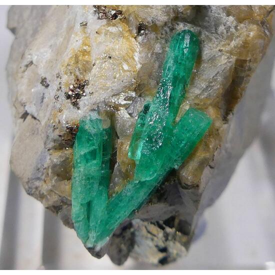 Emerald With Pyrite