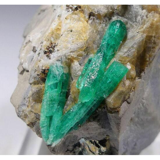 Emerald With Pyrite