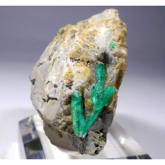 Emerald With Pyrite