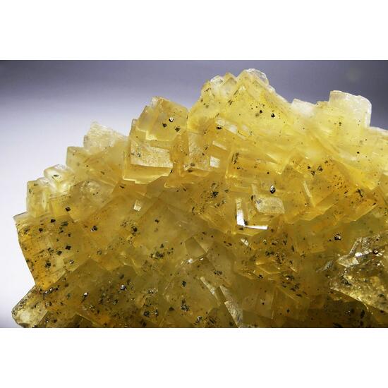 Fluorite With Chalcopyrite