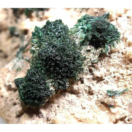 Malachite On Dolomite