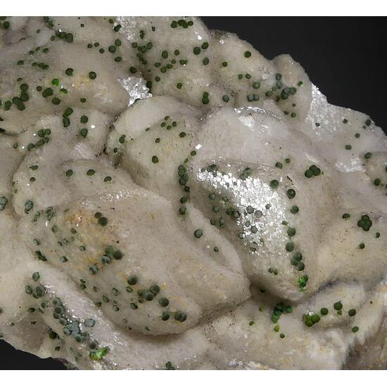 Mottramite On Dolomite Psm Calcite