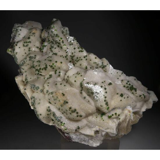 Mottramite On Dolomite Psm Calcite