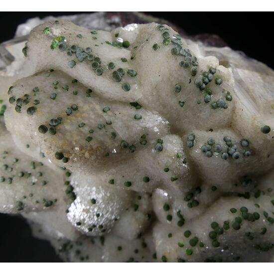 Mottramite On Dolomite Psm Calcite