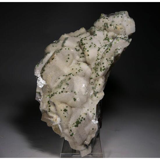 Mottramite On Dolomite Psm Calcite