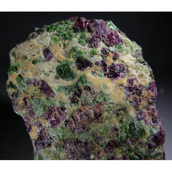 Pyrope Chromian Diopside & Forsterite