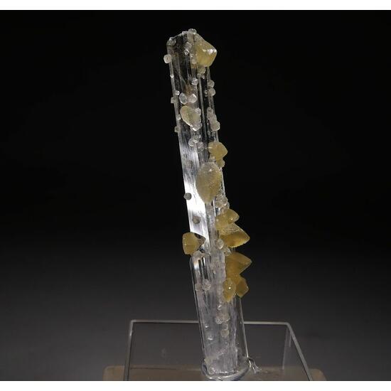 Calcite On Scolecite