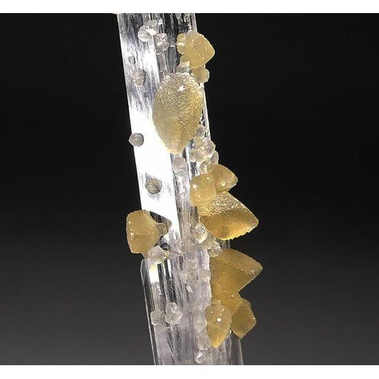 Calcite On Scolecite