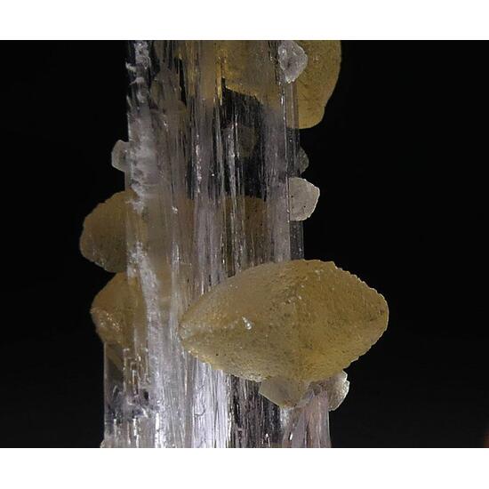 Calcite On Scolecite
