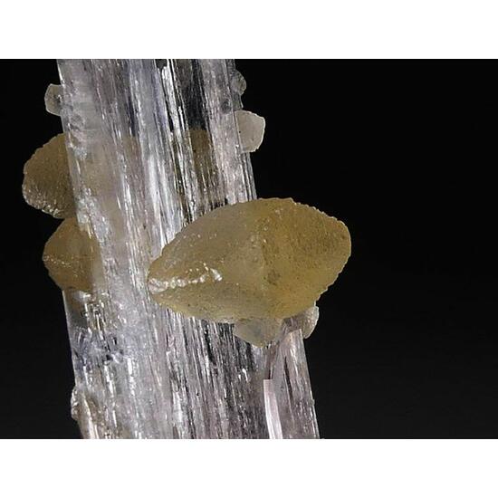 Calcite On Scolecite