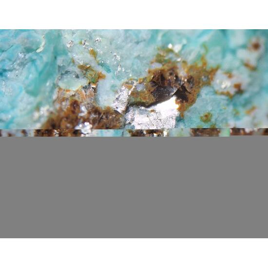 Native Silver & Chrysocolla