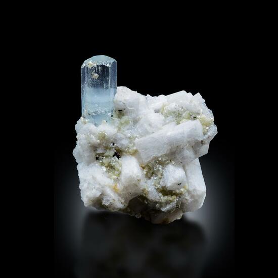 Aquamarine With Feldspar & Apatite