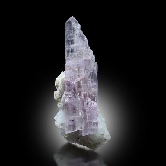 Kunzite With Tourmaline & Albite