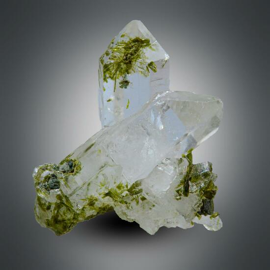 Quartz With Epidote Inclusions