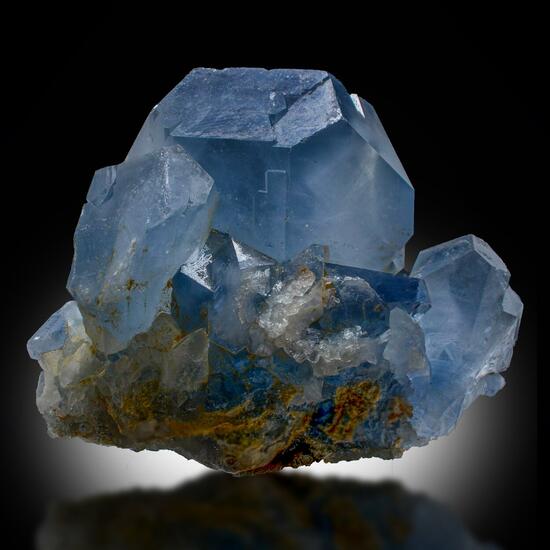 Celestine With Calcite