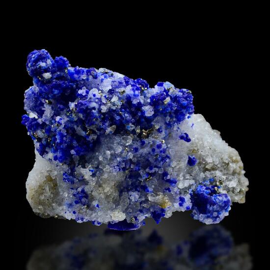 Afghanite On Calcite With Pyrite