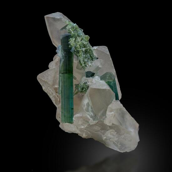 Tourmaline With Quartz