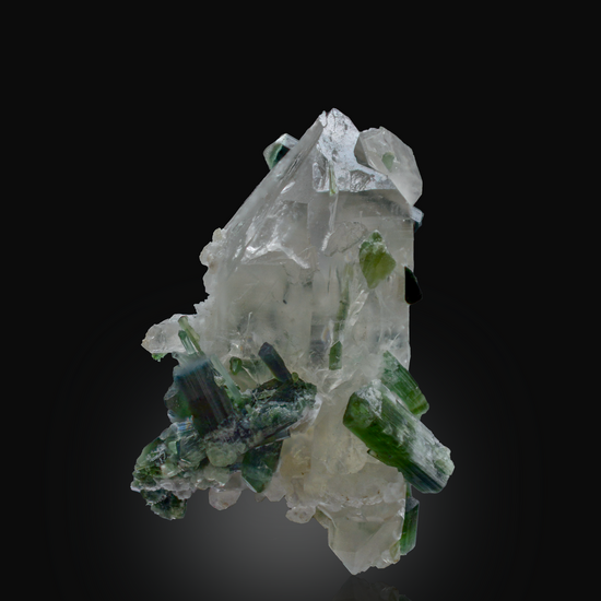 Quartz With Tourmaline