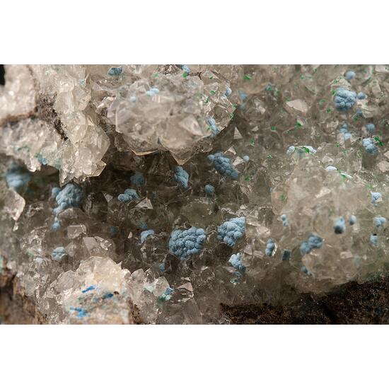 Shattuckite On Quartz