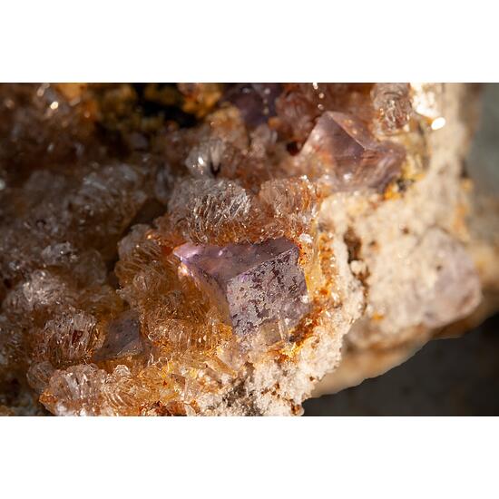 Fluorite With Hemimorphite