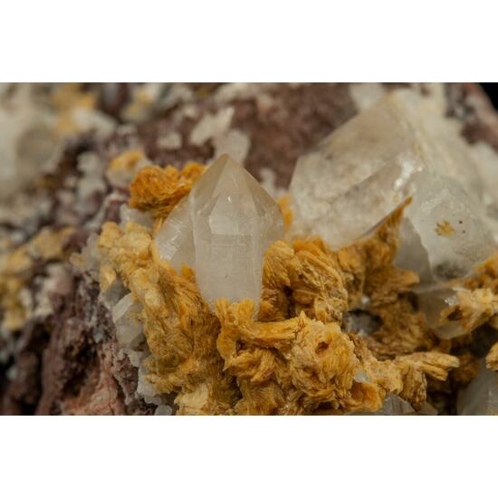 Tinzenite & Quartz