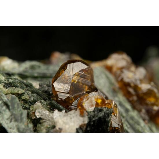 Andradite On Ferro-hornblende