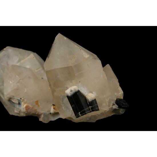Elbaite On Quartz
