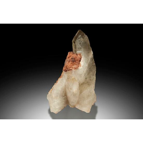 Smoky Quartz On Microcline