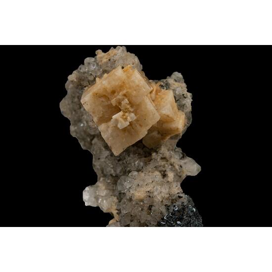 Dolomite & Hematite On Adularia