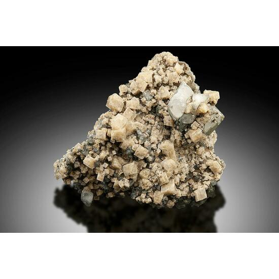 K Feldspar Var Adularia Calcite & Hematite