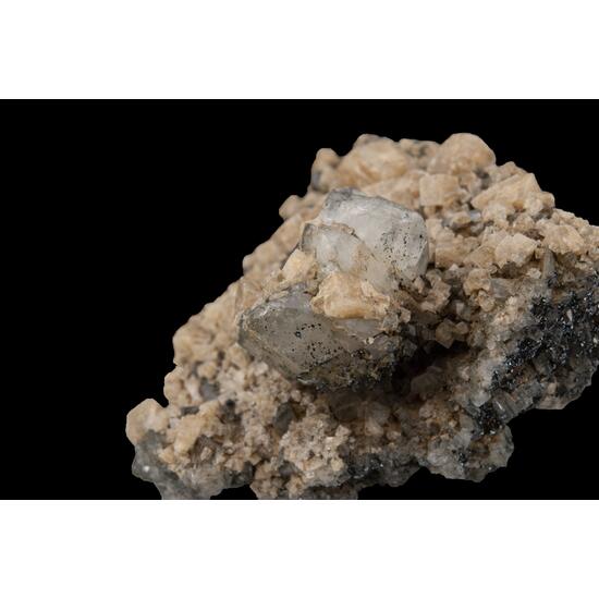 K Feldspar Var Adularia Calcite & Hematite