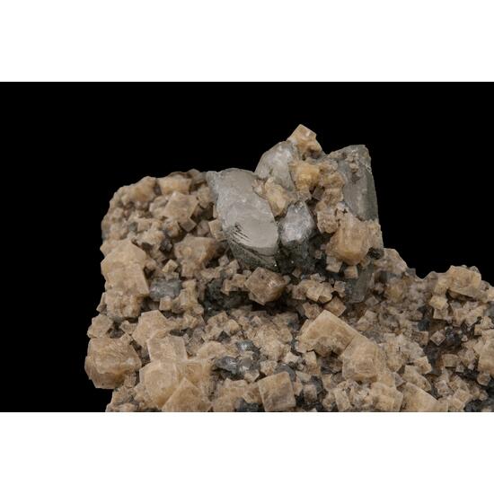 K Feldspar Var Adularia Calcite & Hematite