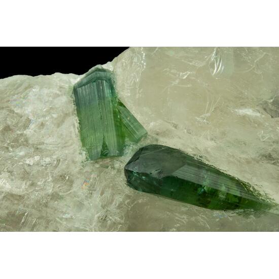 Elbaite On Quartz