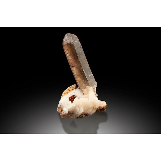 Smoky Quartz Spessartine & Albite