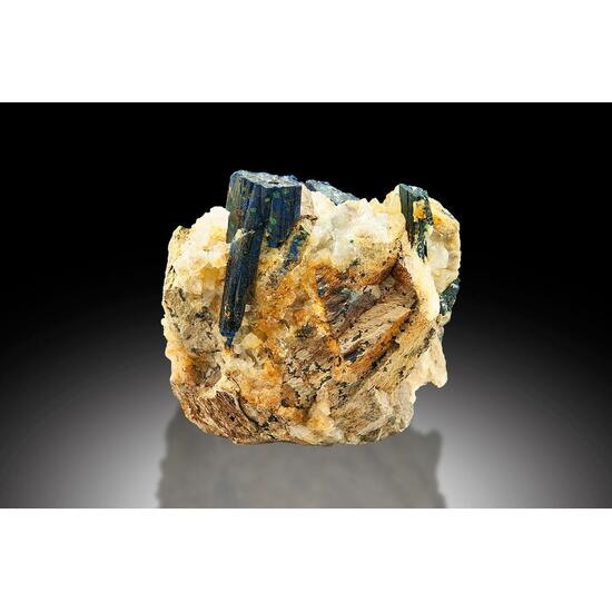 Chalcostibite & Malachite