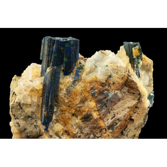 Chalcostibite & Malachite