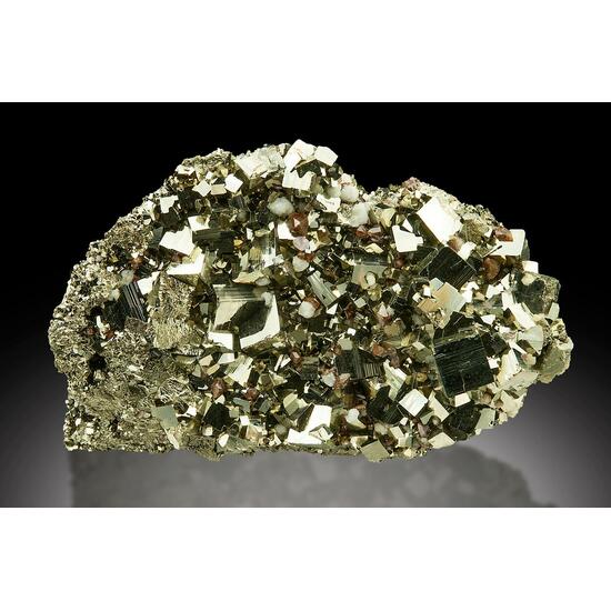 Scheelite & Calcite On Pyrite