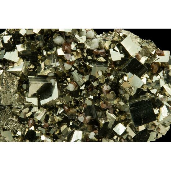 Scheelite & Calcite On Pyrite