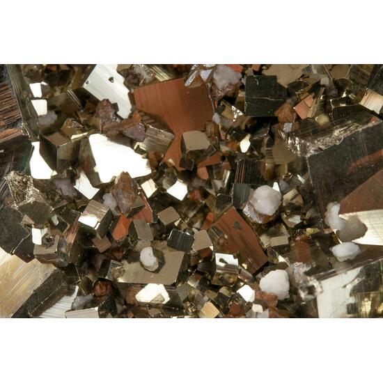 Scheelite & Calcite On Pyrite